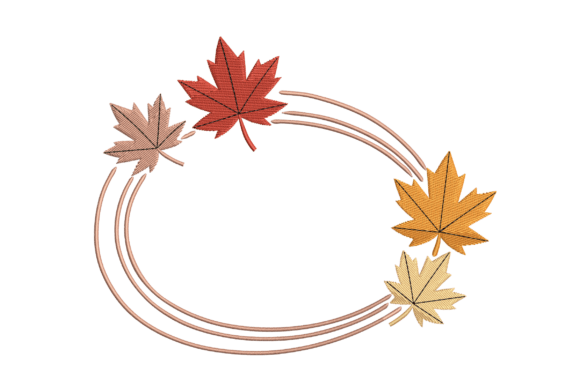 Autumn Maple Leaf Frame