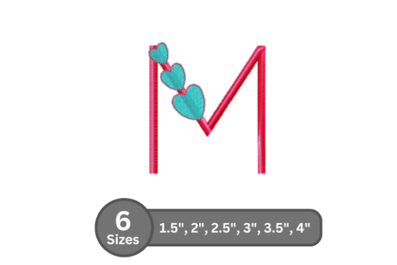 Candy Heart Alphabet -M: A Sweet Touch for Small Business Branding