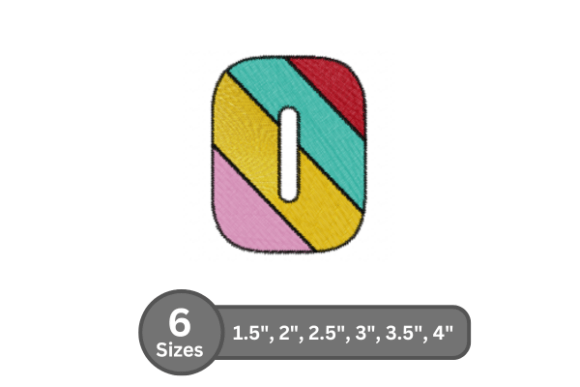 Candy Stripe Alphabet -0: A Seller’s Review for Etsy & Small Shop Embroidery