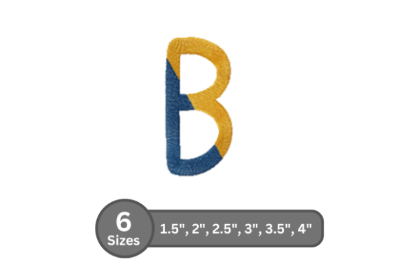 Chalk Split Alphabet -B: A Designer’s Review for Business Embroidery