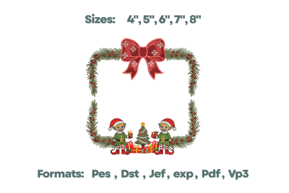 Christmas Elf Wreath Monogram Frame Review for Etsy Sellers