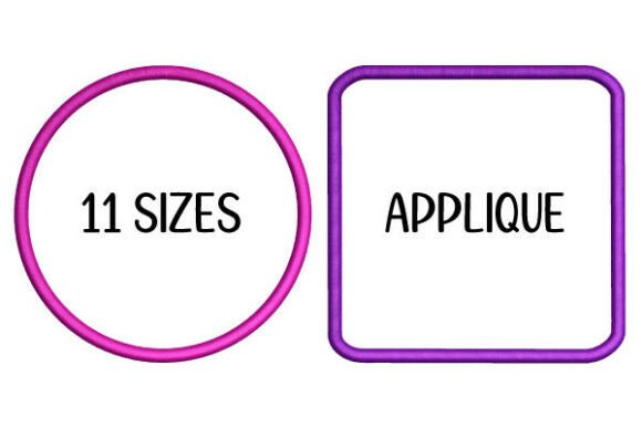 Circle Rounded Square Satin Stitch Review for Boutique Apparel