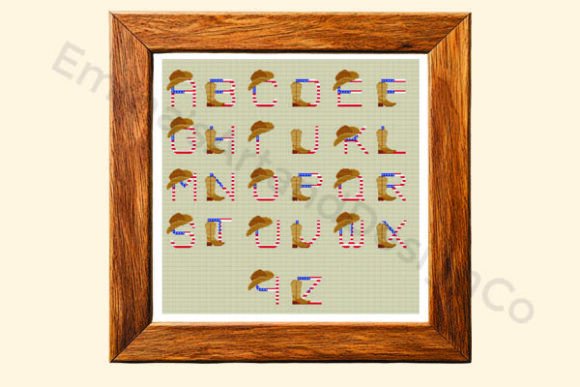 Cowboy Alphabet Cross Stitch Pattern: A Wild West Branding Review