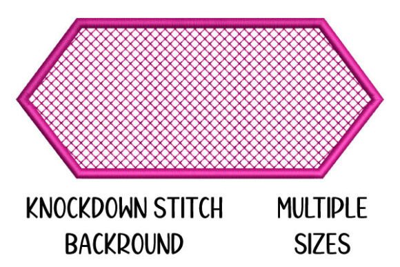 Elongated Knockdown Stitch Background