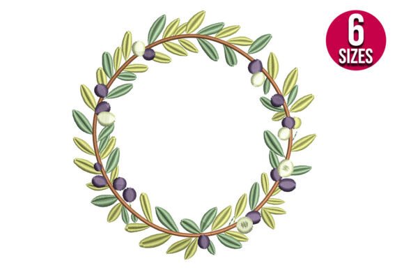 Olive Wreath Frame: A Designer’s Review for Personalized Embroidery