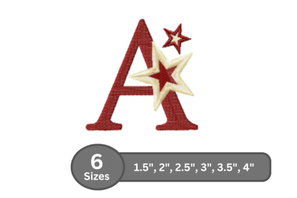 Star Pop Alphabet - a: A Stylish Stitch for Personalized Gifts