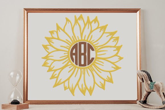 Sunflower Monogram Frame: A Designer’s Review for Apparel Embellishment