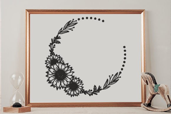 Sunflower Wreath, Monogram Frame Review for Real Embroidery Projects