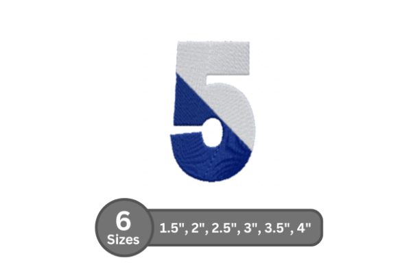 Twin Fill Number -5: A Stylish Monogram for Craft Fair Standouts